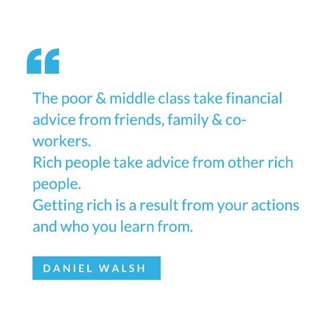 Take advice from people that have what you want. 

#wealth #investment #investor #financialfreedom #ypyw #realestate